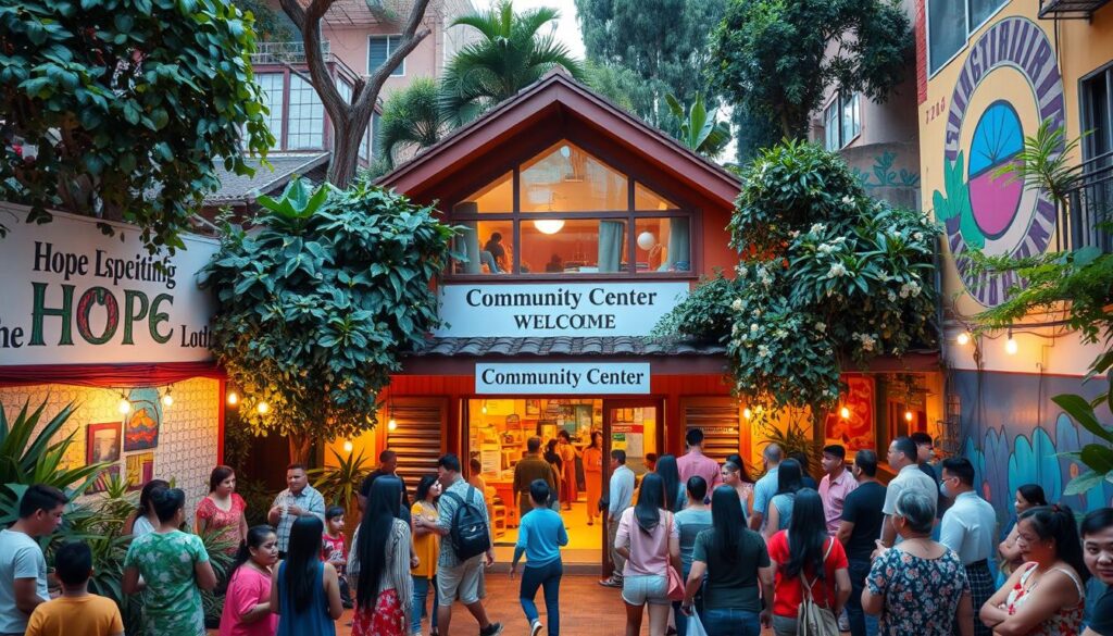 Mary’s Center building with a welcoming entrance, symbolizing its role in providing healthcare and social services to diverse communities in Washington, D.C.