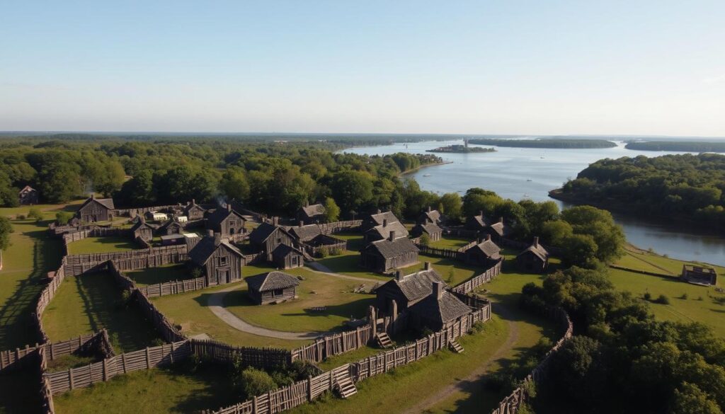 1607 – Jamestown, Virginia, is founded, the first permanent English settlement.